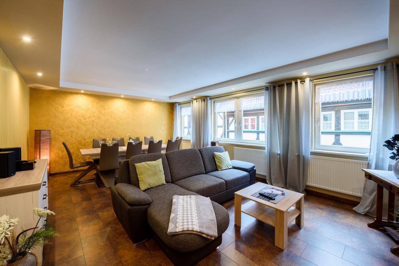 Apartmenthaus Im Stieg Quedlinburg Exterior foto